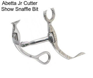 Abetta Jr Cutter Show Snaffle Bit