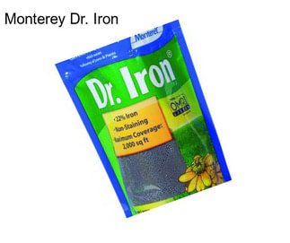 Monterey Dr. Iron