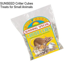 SUNSEED Critter Cubes Treats for Small Animals