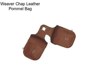 Weaver Chap Leather Pommel Bag
