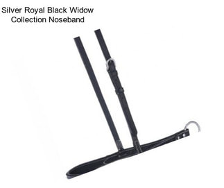 Silver Royal Black Widow Collection Noseband