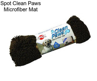 Spot Clean Paws Microfiber Mat