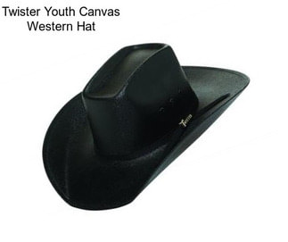 Twister Youth Canvas Western Hat