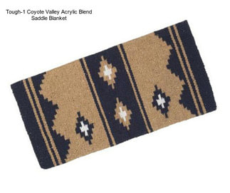 Tough-1 Coyote Valley Acrylic Blend Saddle Blanket