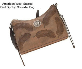 American West Sacred Bird Zip Top Shoulder Bag
