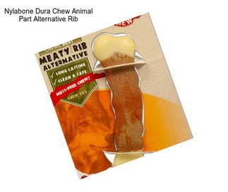 Nylabone Dura Chew Animal Part Alternative Rib