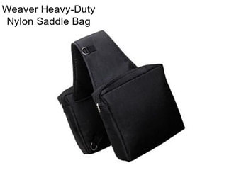 Weaver Heavy-Duty Nylon Saddle Bag