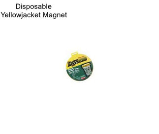 Disposable Yellowjacket Magnet