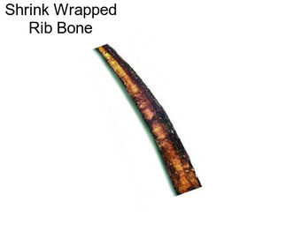 Shrink Wrapped Rib Bone