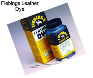 Fiebings Leather Dye