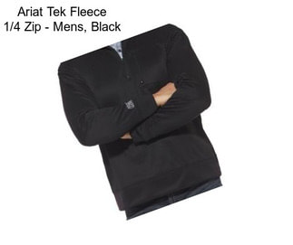 Ariat Tek Fleece 1/4 Zip - Mens, Black