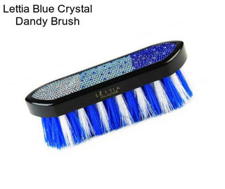 Lettia Blue Crystal Dandy Brush