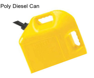 Poly Diesel Can