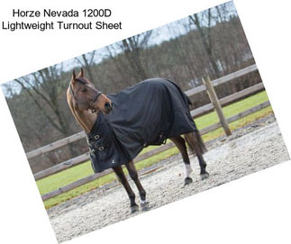 Horze Nevada 1200D Lightweight Turnout Sheet