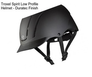 Troxel Spirit Low Profile Helmet - Duratec Finish