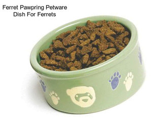 Ferret Pawpring Petware Dish For Ferrets