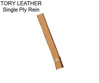 TORY LEATHER Single Ply Rein