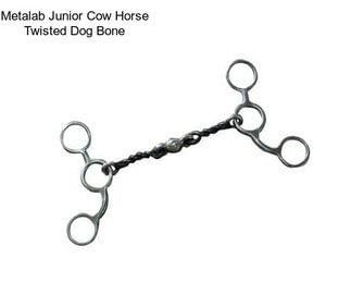 Metalab Junior Cow Horse Twisted Dog Bone