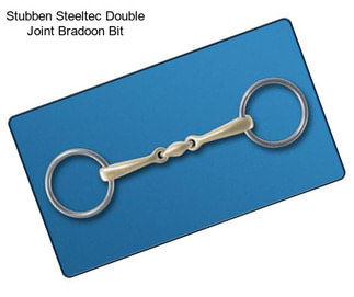 Stubben Steeltec Double Joint Bradoon Bit