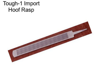 Tough-1 Import Hoof Rasp
