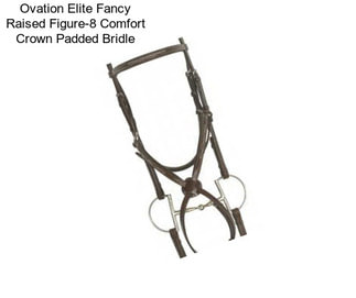 Ovation Elite Fancy Raised Figure-8 Comfort Crown Padded Bridle