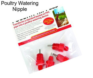 Poultry Watering Nipple