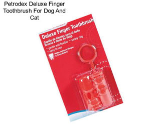 Petrodex Deluxe Finger Toothbrush For Dog And Cat