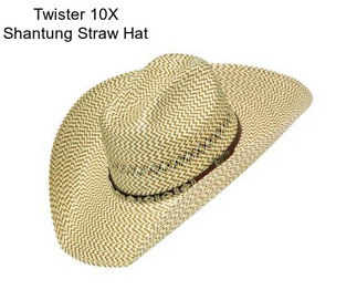 Twister 10X Shantung Straw Hat