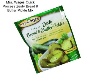 Mrs. Wages Quick Process Zesty Bread & Butter Pickle Mix