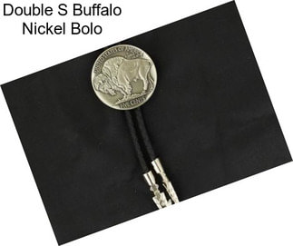Double S Buffalo Nickel Bolo