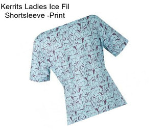 Kerrits Ladies Ice Fil Shortsleeve -Print