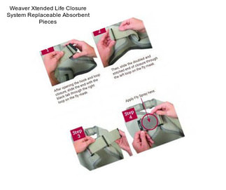 Weaver Xtended Life Closure System Replaceable Absorbent Pieces