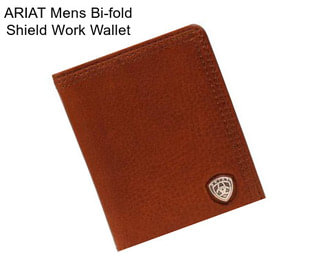 ARIAT Mens Bi-fold Shield Work Wallet