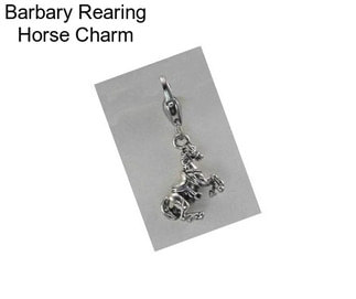 Barbary Rearing Horse Charm