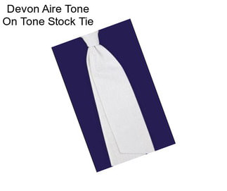 Devon Aire Tone On Tone Stock Tie
