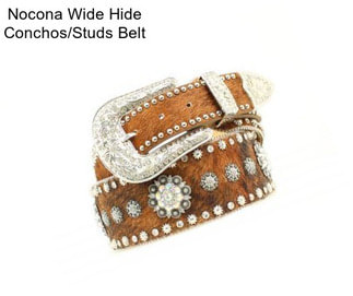 Nocona Wide Hide Conchos/Studs Belt