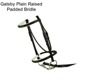 Gatsby Plain Raised Padded Bridle