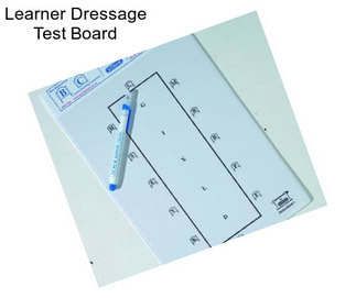 Learner Dressage Test Board