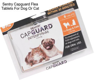 Sentry Capguard Flea Tablets For Dog Or Cat