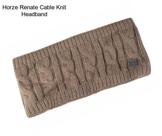 Horze Renate Cable Knit Headband