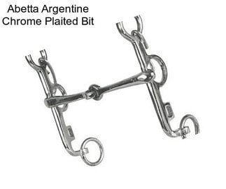 Abetta Argentine Chrome Plaited Bit