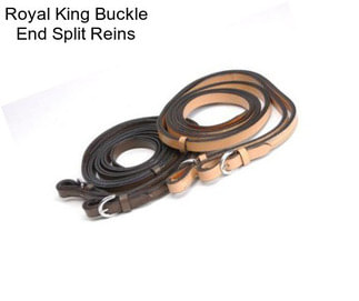 Royal King Buckle End Split Reins