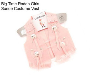 Big Time Rodeo Girls Suede Costume Vest