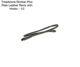 Treadstone Richtan Plus Plain Leather Reins with Hooks - 1/2\