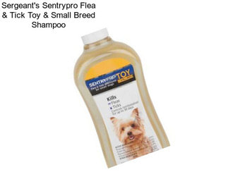 Sergeant\'s Sentrypro Flea & Tick Toy & Small Breed Shampoo