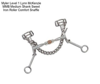 Myler Level 1 Lynn McKenzie MMB Medium Shank Sweet Iron Roller Comfort Snaffle