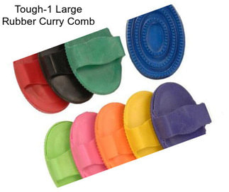 Tough-1 Large Rubber Curry Comb