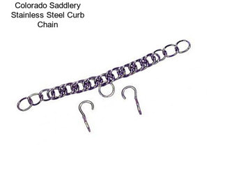 Colorado Saddlery Stainless Steel Curb Chain