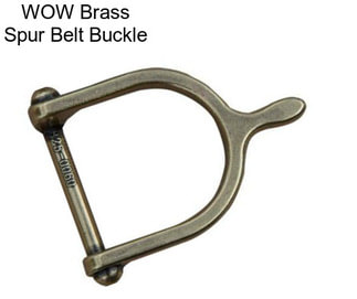 WOW Brass Spur Belt Buckle
