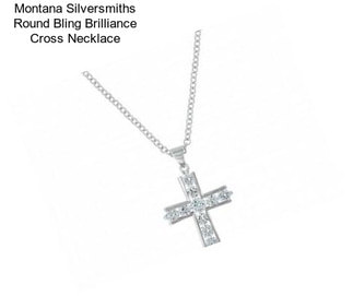 Montana Silversmiths Round Bling Brilliance Cross Necklace